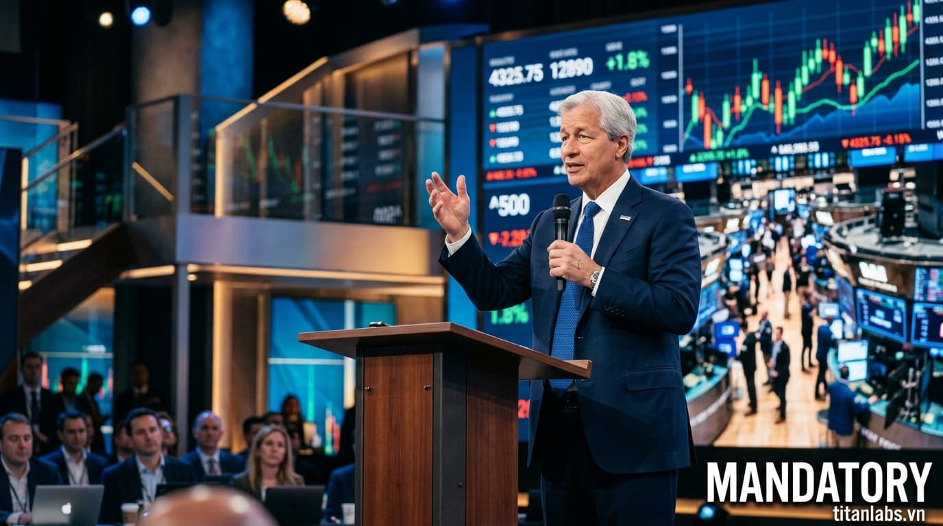 Jamie Dimon: Thị trường đang quá hưng phấn