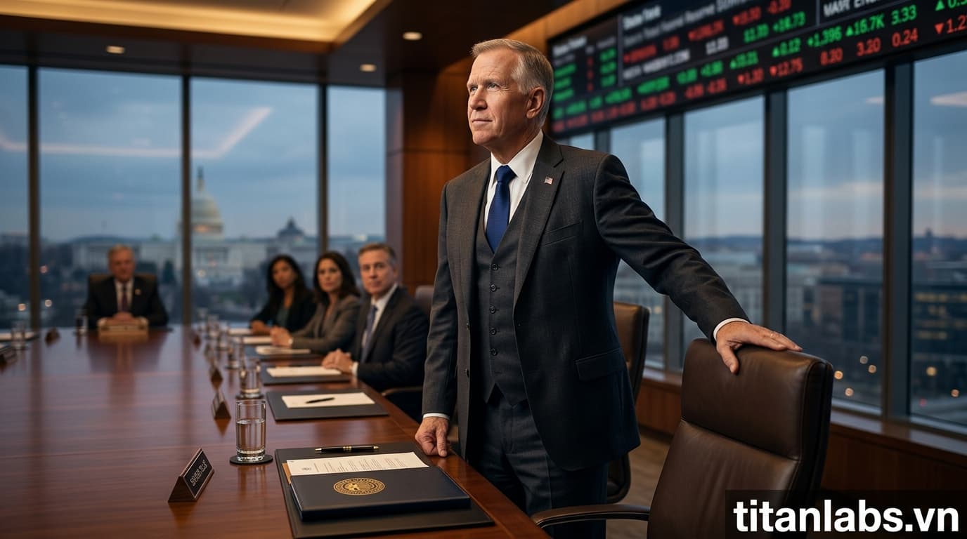 Thượng nghị sĩ Thom Tillis ủng hộ ứng cử viên Fed