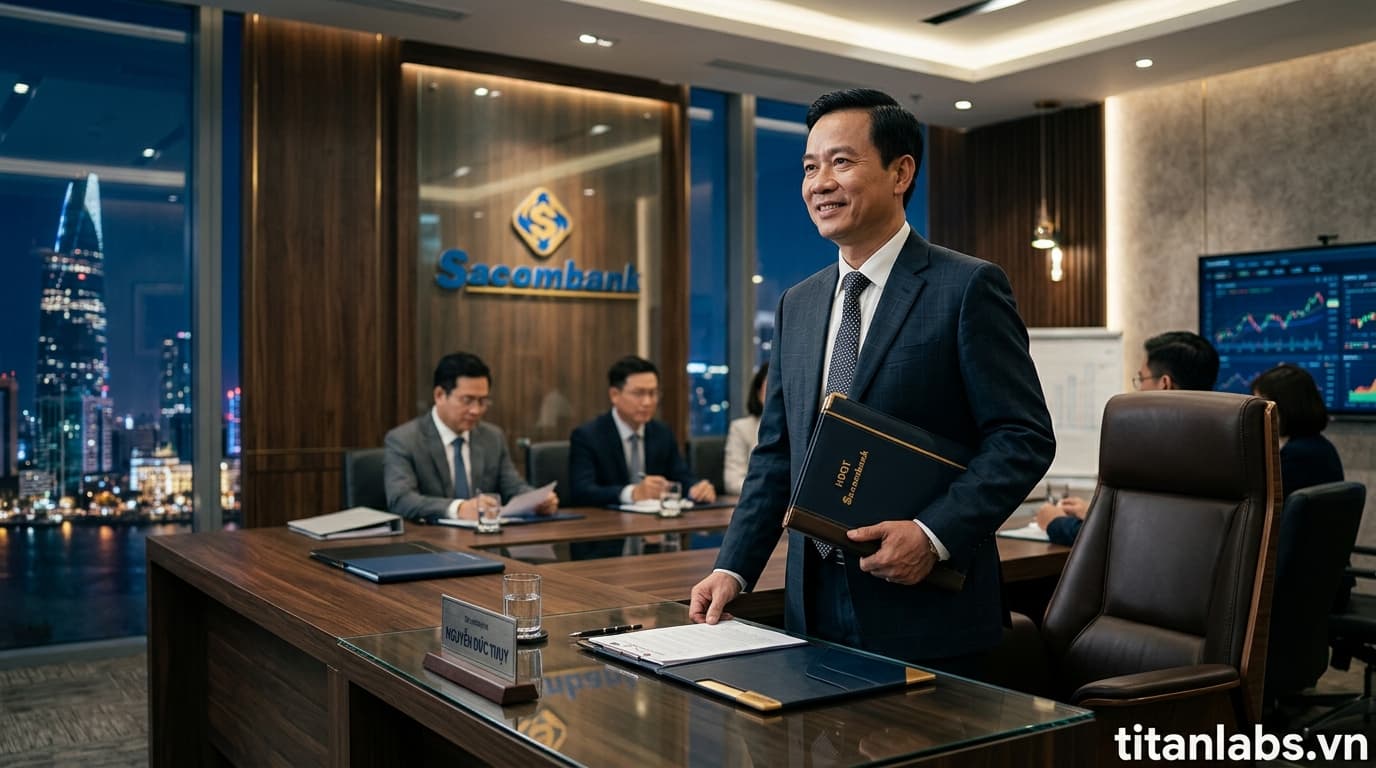 Ông Nguyễn Đức Thụy gia nhập HĐQT Sacombank