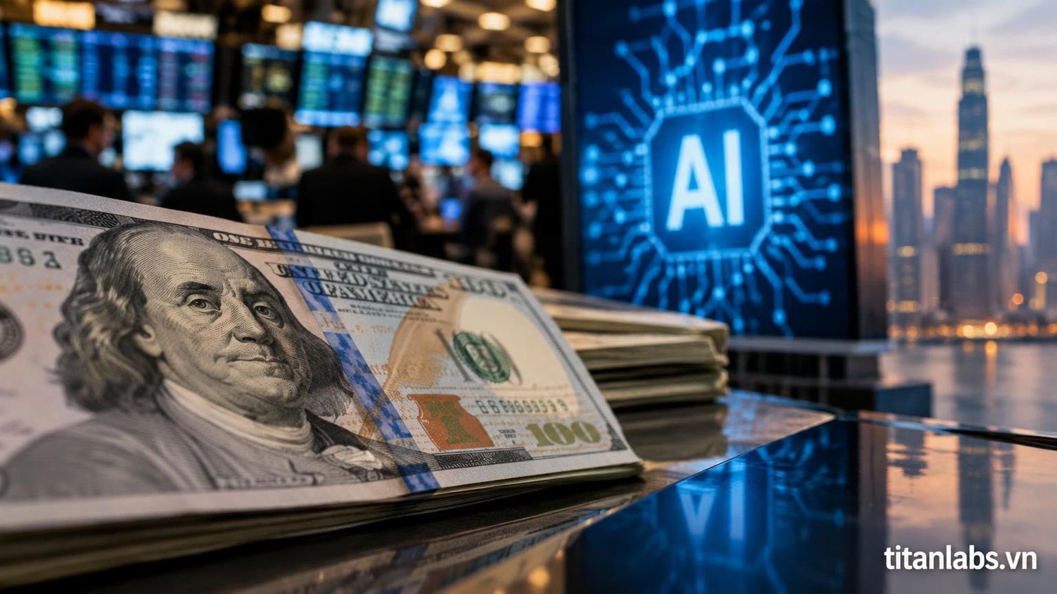 Cơn sốt AI đe dọa vị thế hầm trú ẩn của đồng USD