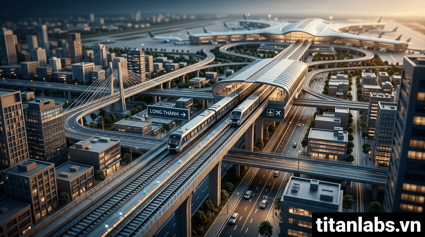 Kéo dài Metro Bến Thành - Suối Tiên đến Long Thành