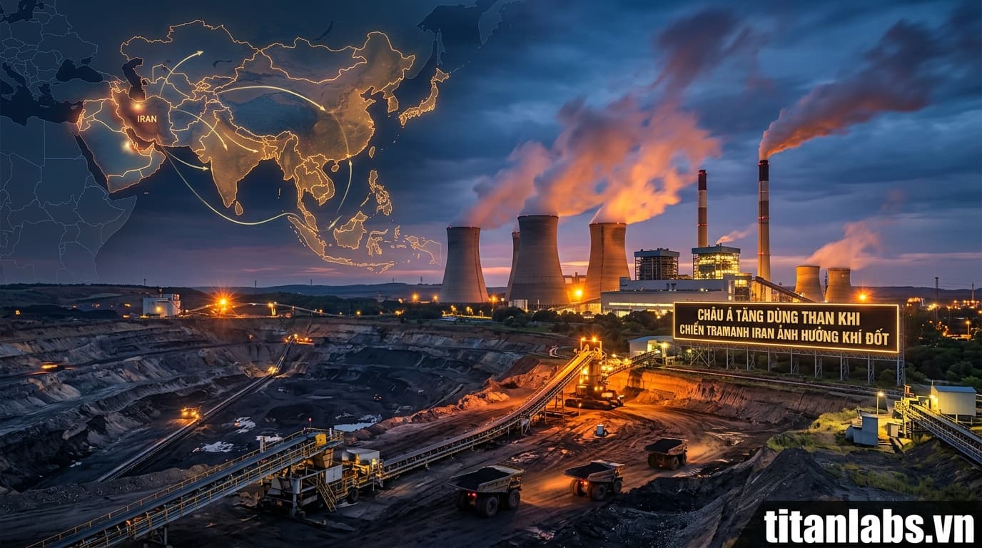 Châu Á tăng dùng than khi chiến tranh Iran ảnh hưởng khí đốt
