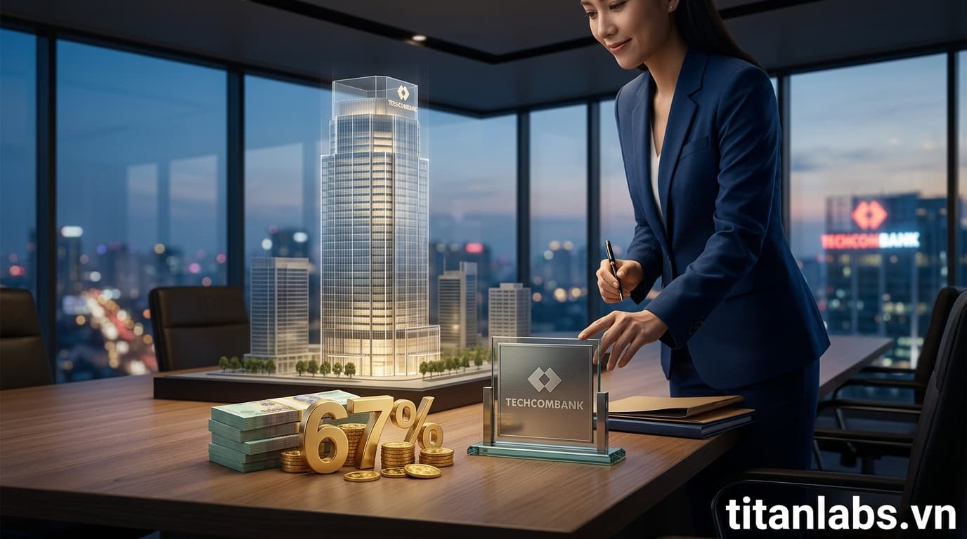 Techcombank chia cổ tức 67%, củng cố vị thế dẫn đầu