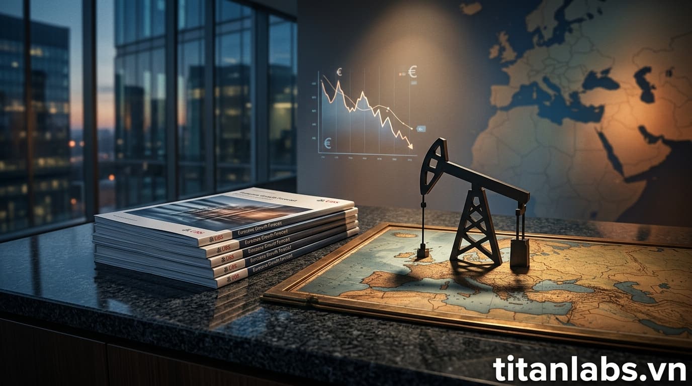 UBS hạ dự báo tăng trưởng Eurozone vì rủi ro Iran