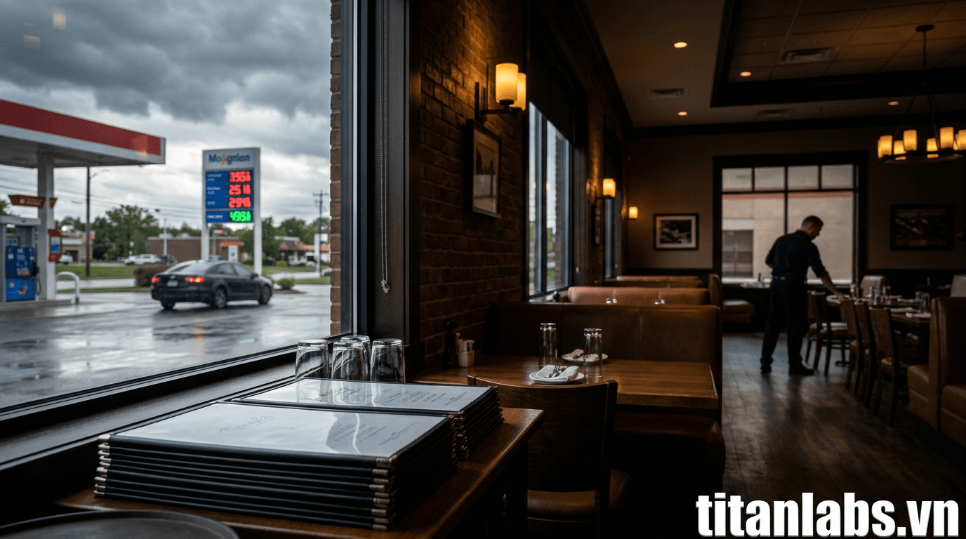 Giá xăng tăng có thể cản trở phục hồi doanh số nhà hàng