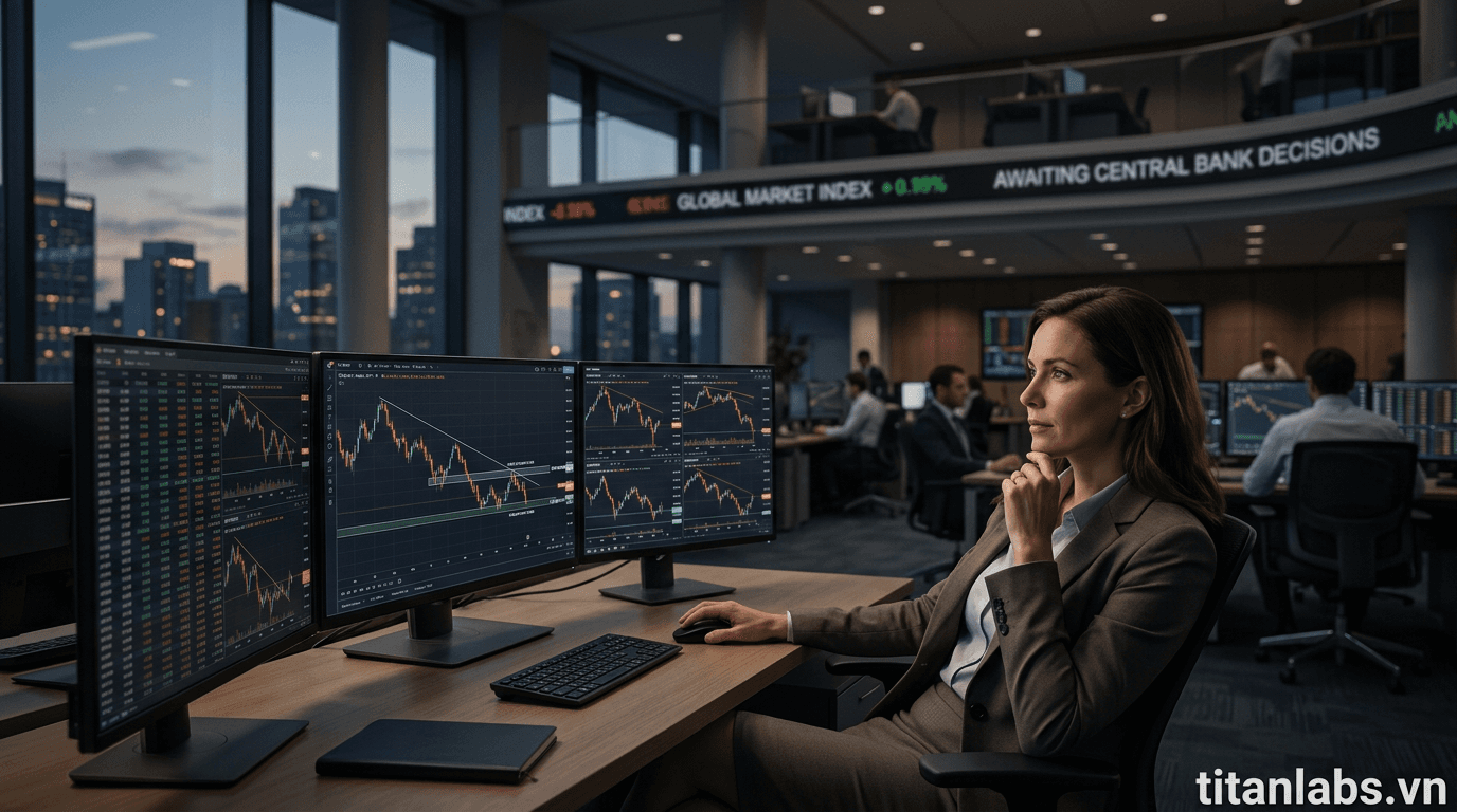 USD suy yếu khi nhà đầu tư chờ đợi quyết định NHTW