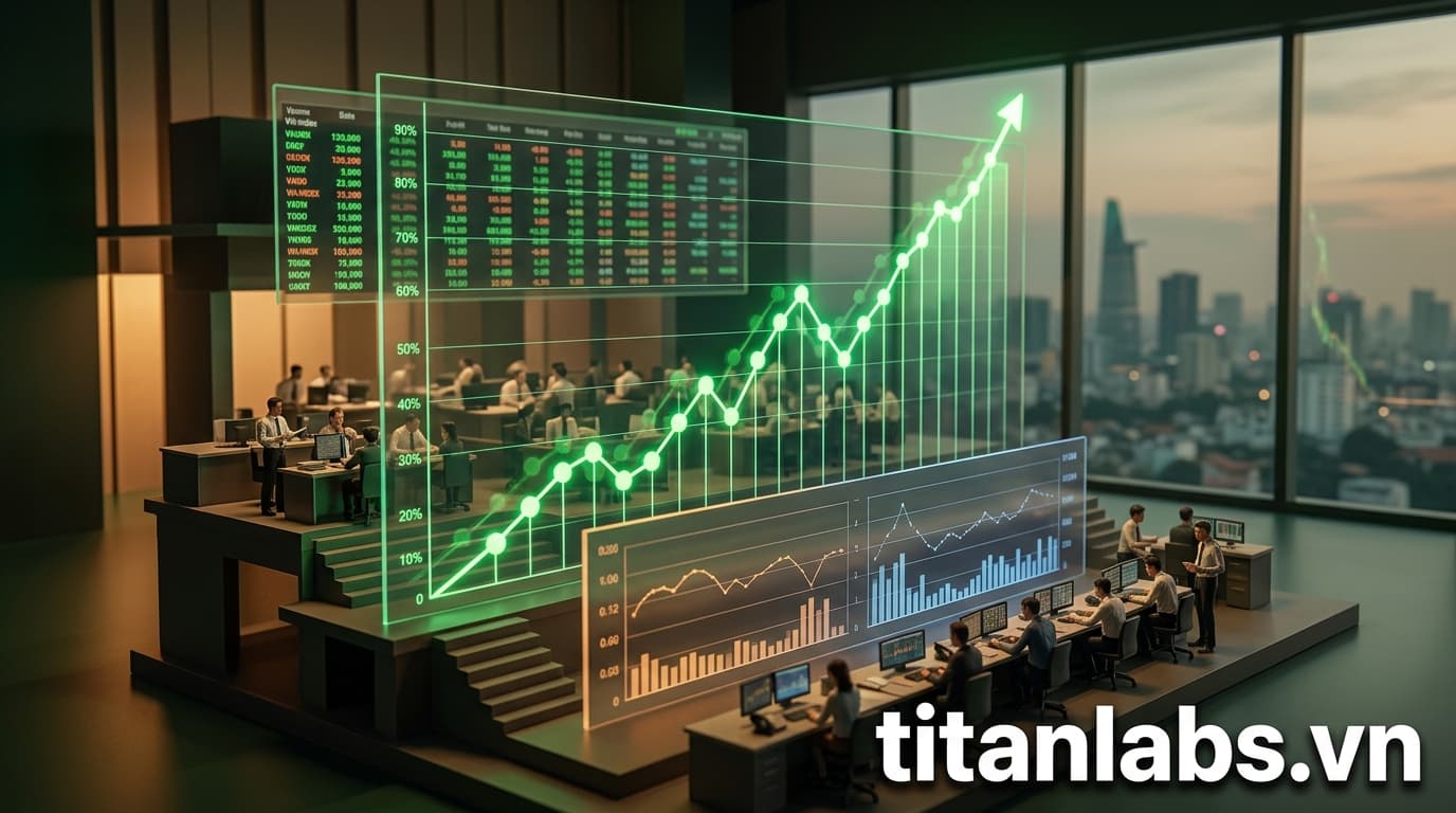 VN-Index tăng mạnh, thanh khoản thấp kỷ lục