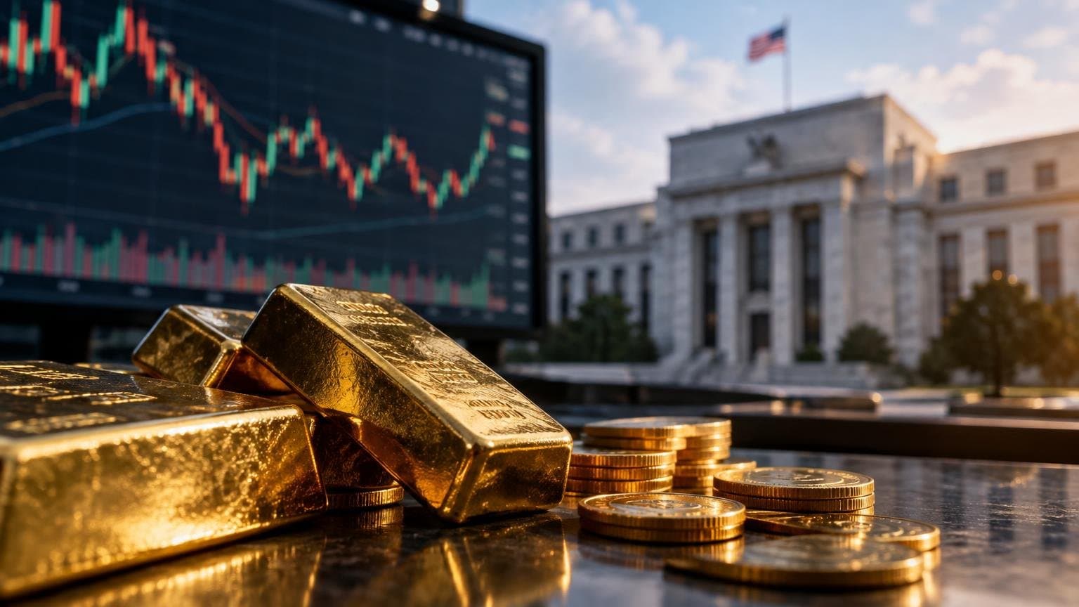 Giá vàng giằng co sau quyết định của Fed