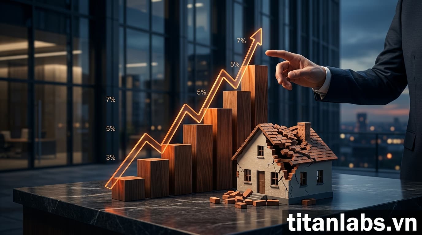 Lãi suất thế chấp Mỹ tăng vọt lên mức cao nhất