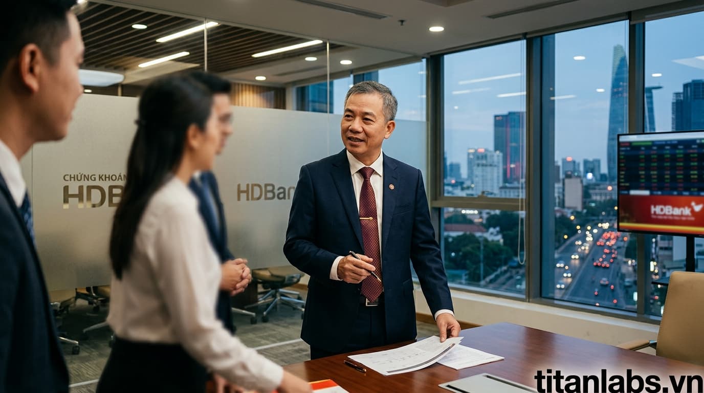 Ông Vũ Hữu Điền làm Chủ tịch HĐQT Chứng khoán HD
