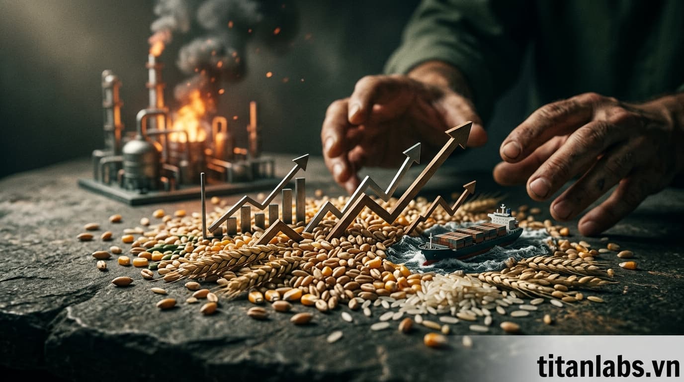 Xung đột Trung Đông đẩy giá lương thực toàn cầu tăng