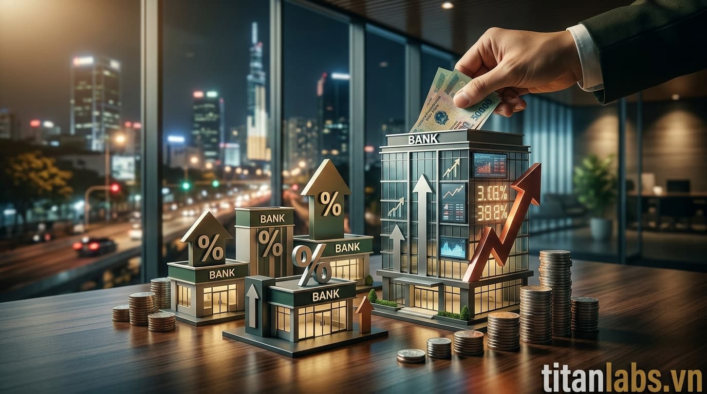 Lãi suất tiết kiệm tăng cao tại nhiều ngân hàng
