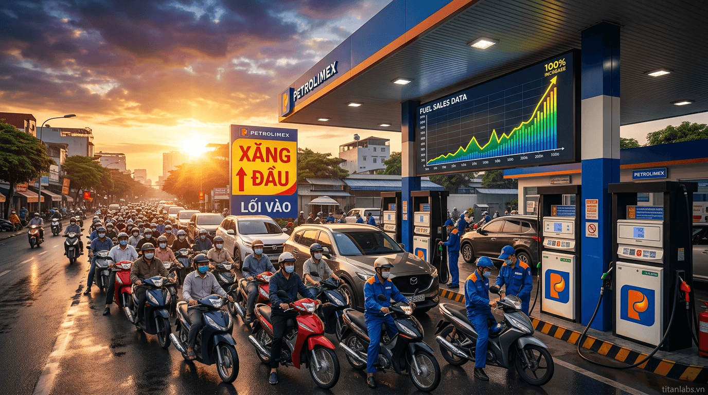 Nhu cầu mua xăng dầu tăng đột biến 50-100%