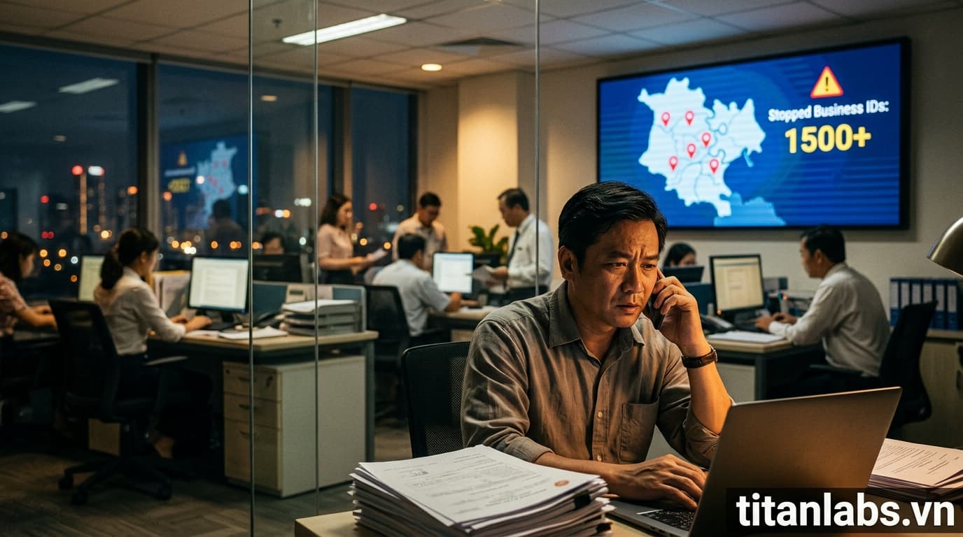 TP.HCM cảnh báo doanh nghiệp ngừng hoạt động, chưa đóng MST