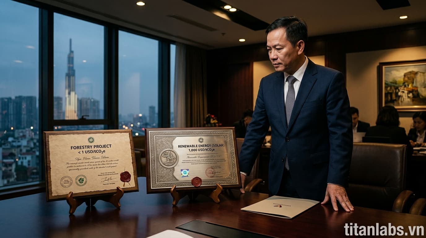Vì sao giá tín chỉ carbon phân hóa từ dưới 1 USD đến 1.000 USD?