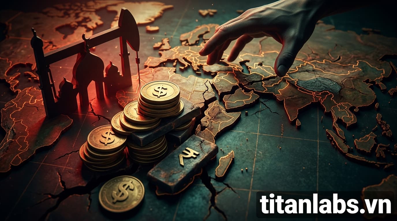 Thị trường mới nổi đối mặt cú sốc Iran với nợ gia tăng