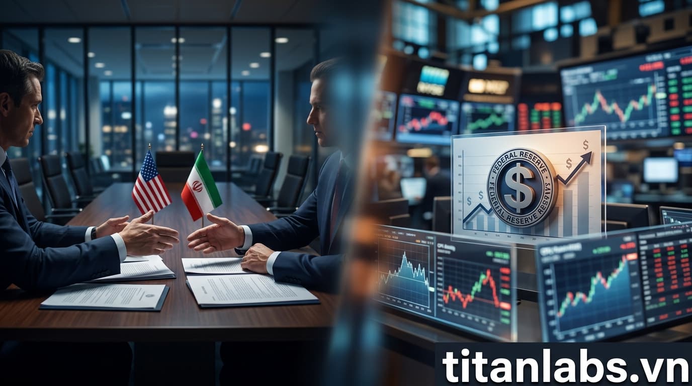 Mỹ-Iran đàm phán hòa bình; CPI, Fed thu hút chú ý