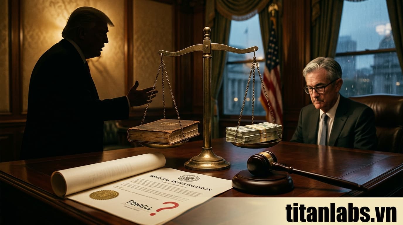 Trump mở cửa điều tra khác về Chủ tịch Fed Powell