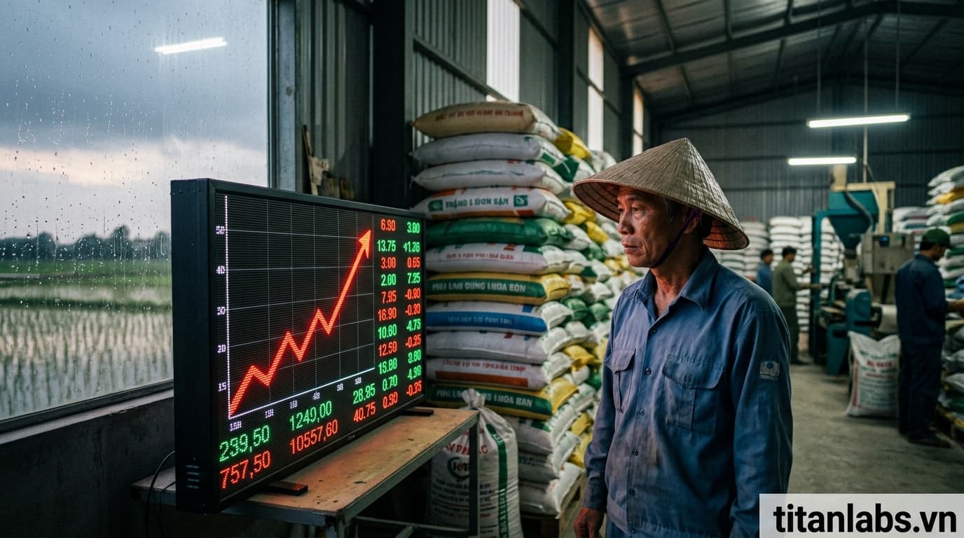 Giá phân bón trong nước tăng bất thường