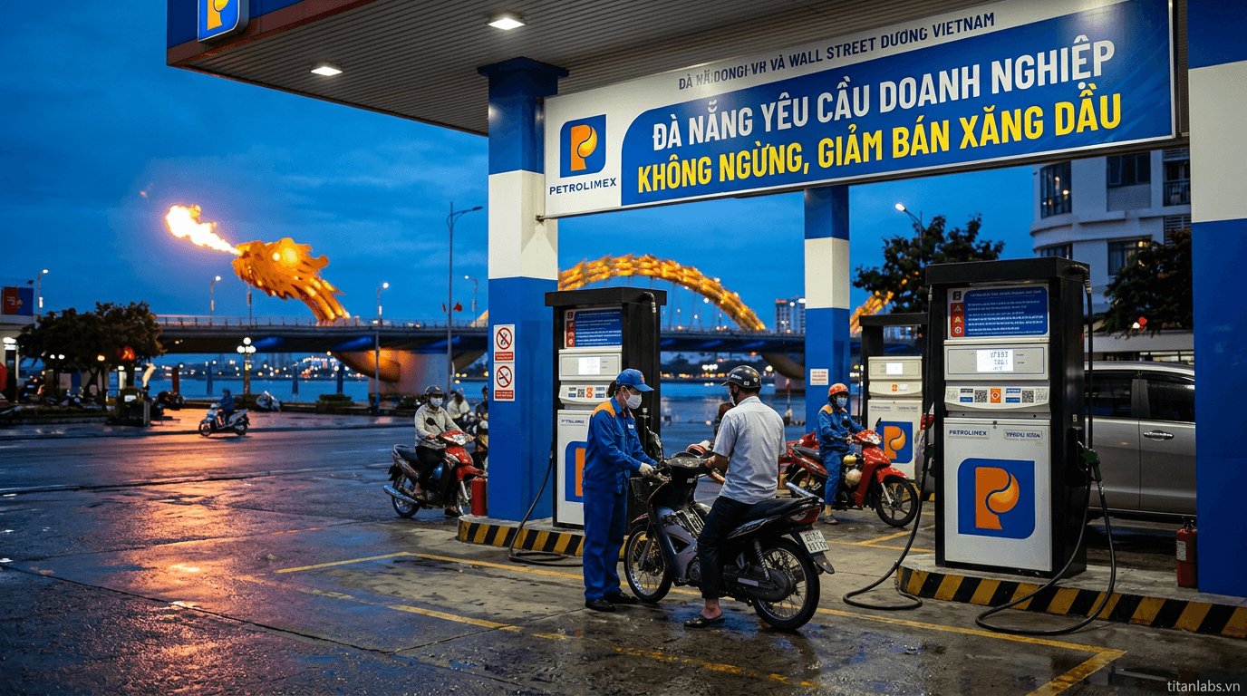 Đà Nẵng yêu cầu doanh nghiệp không ngừng, giảm bán xăng dầu