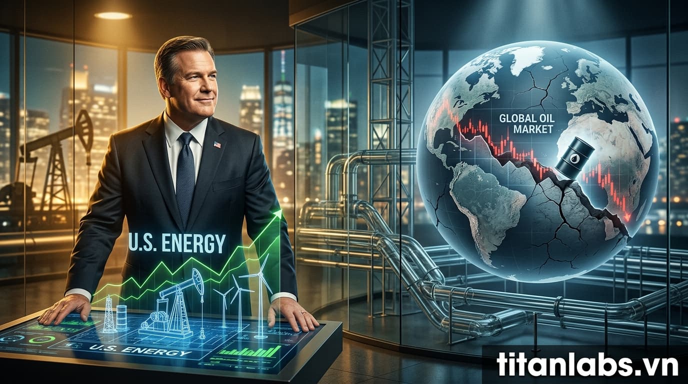 Quan chức Trump lạc quan về năng lượng Mỹ, dầu toàn cầu lo