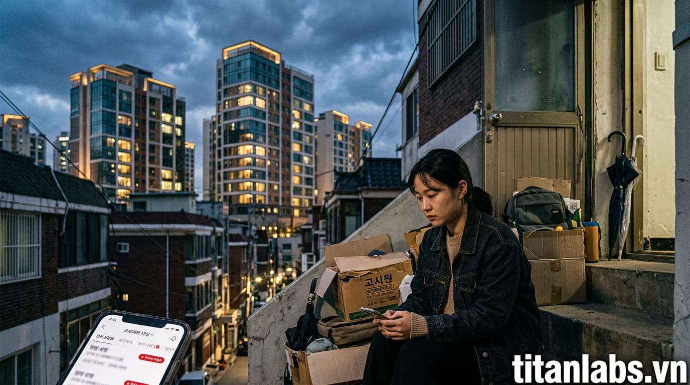 Giá nhà và tiền thuê leo thang, giới trẻ Hàn vỡ mộng