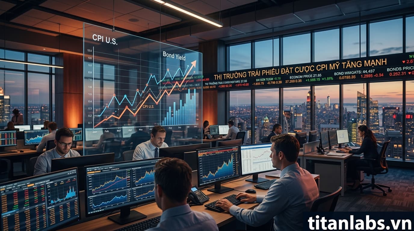 Thị trường trái phiếu đặt cược CPI Mỹ tăng mạnh