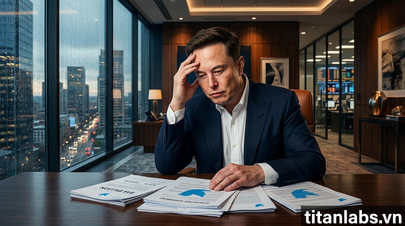 Elon Musk đối mặt khoản bồi thường thương vụ Twitter