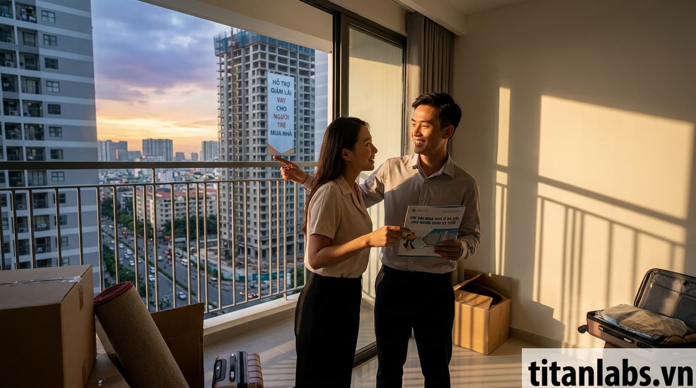 Giảm lãi vay mua nhà ở xã hội cho người dưới 35 tuổi