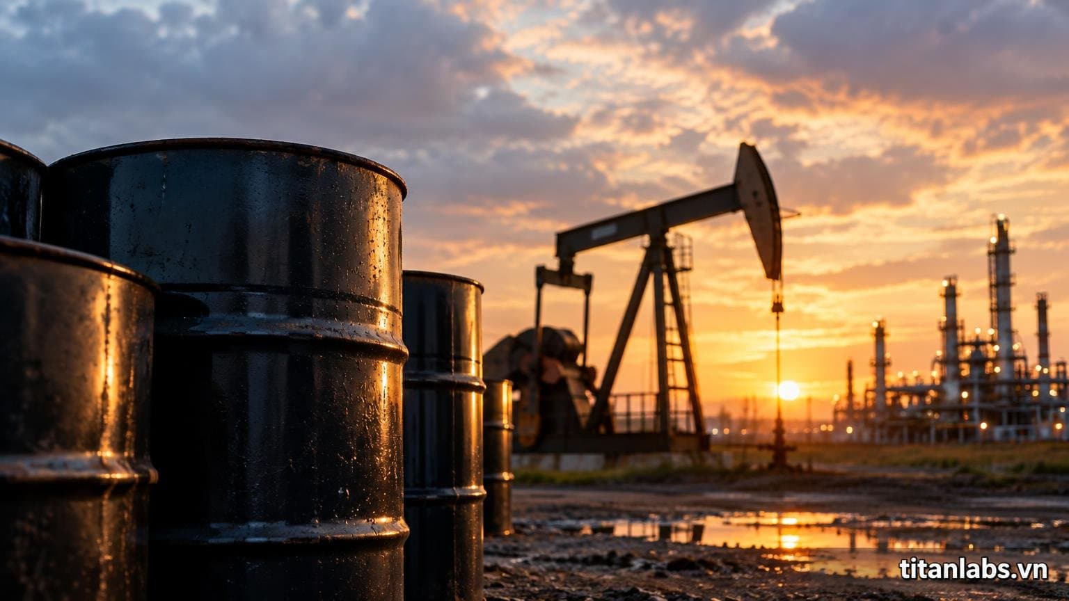 Giá dầu thế giới hạ nhiệt, WTI rớt về mốc 98 USD/thùng