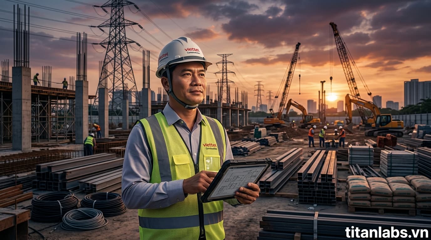Viettel Construction giữ vững tiến độ giữa 'bão' vật liệu