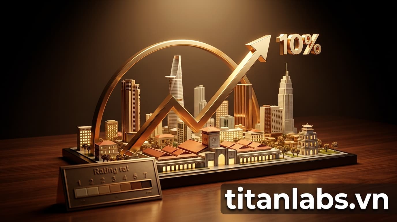 Việt Nam đặt mục tiêu GDP tăng 10% để nâng hạng tín nhiệm