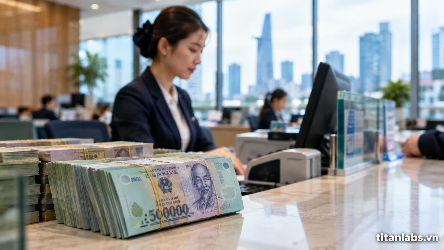 Lãi suất liên ngân hàng VND giảm mạnh kỳ hạn ngắn