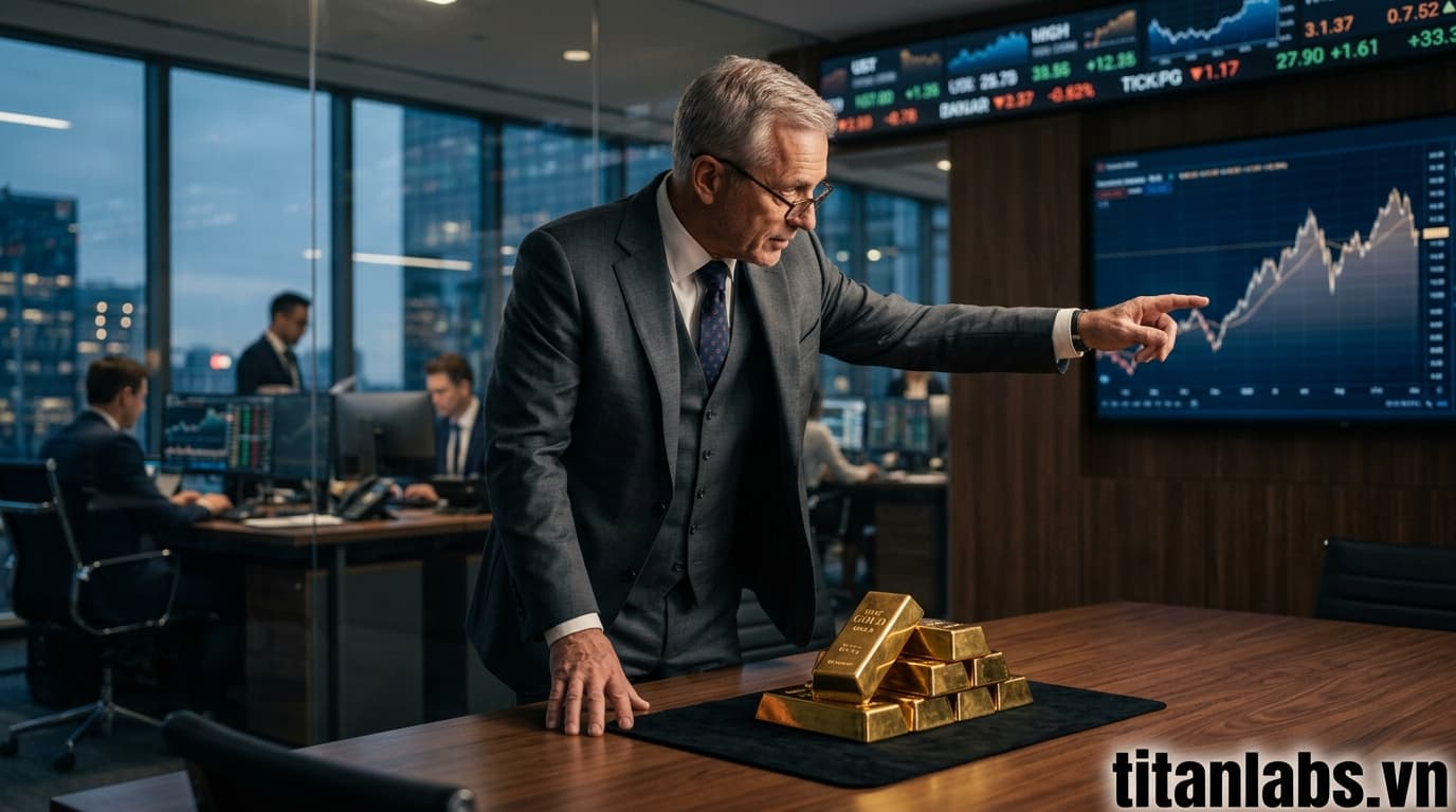 Ray Dalio khuyến nghị phân bổ 15% vốn vào vàng