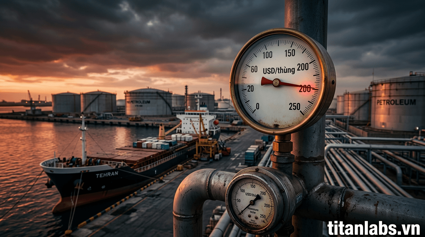 Iran cảnh báo giá dầu có thể lên 200 USD/thùng