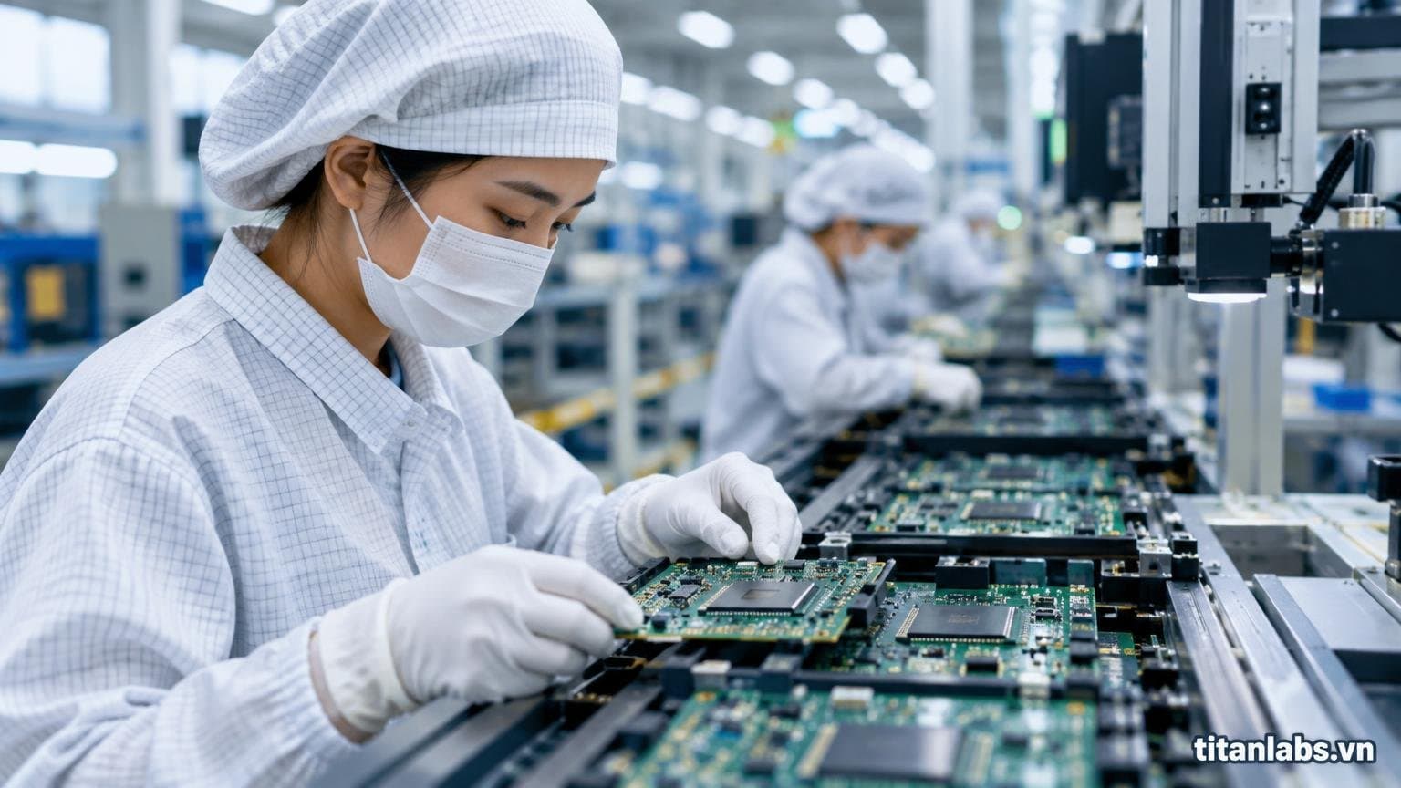 Samsung mở rộng sản xuất bảng mạch AI tại VN