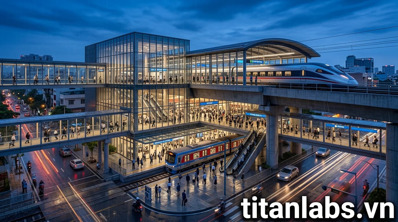 Đề nghị quy hoạch đồng bộ nhà ga metro, đường sắt tốc độ cao