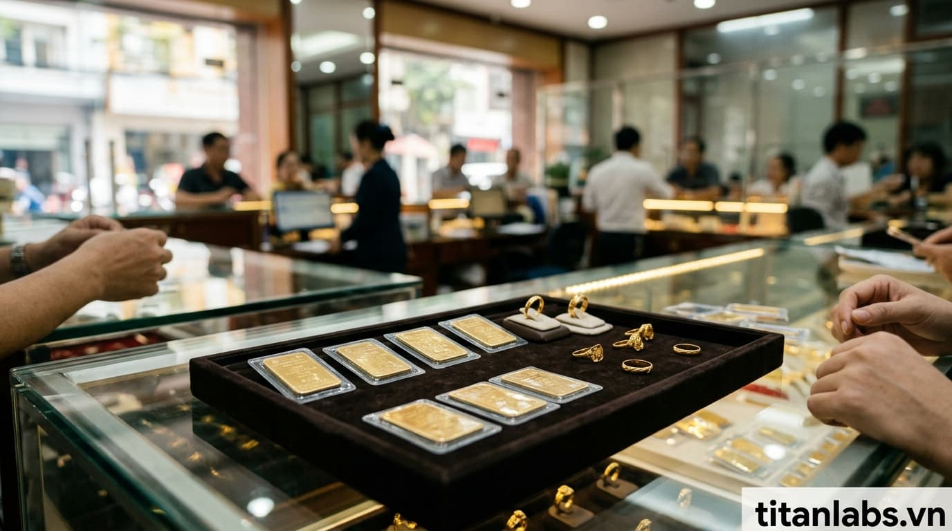 Giá vàng miếng và vàng nhẫn sáng 12/10 đi ngang