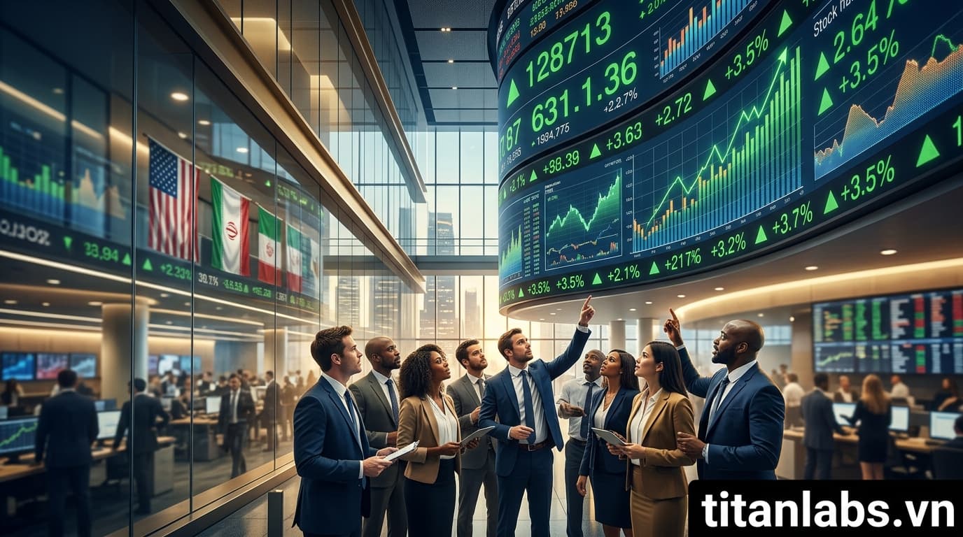 Chứng khoán Mỹ tăng mạnh sau thỏa thuận hòa bình Mỹ-Iran