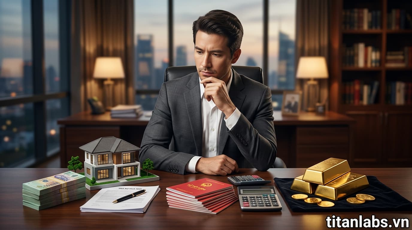 Có 1 tỷ đồng: Nên trả nợ mua nhà, gửi tiết kiệm hay mua vàng?
