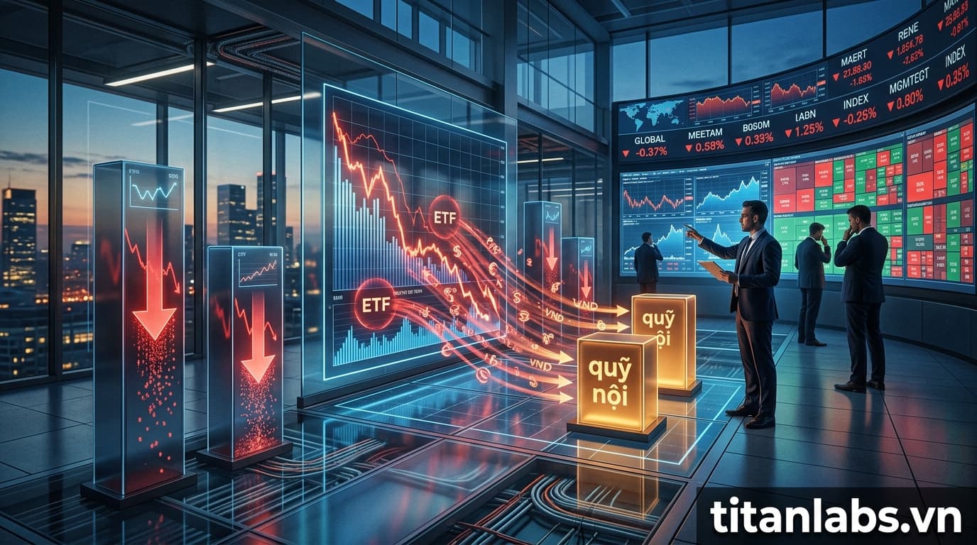 ETF rút ròng 1.200 tỷ đồng, quỹ nội dẫn đầu