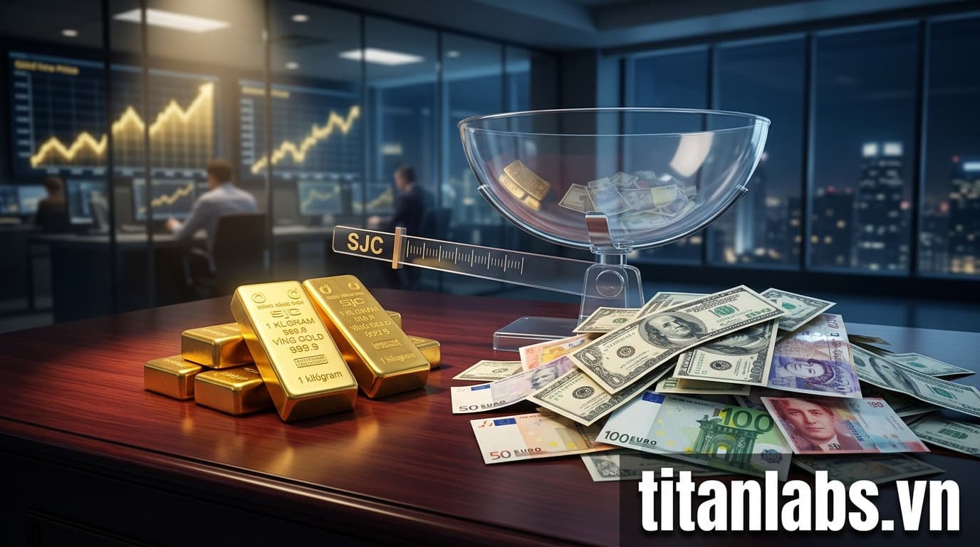 Giá vàng SJC cao hơn thế giới gần 19 triệu đồng/lượng