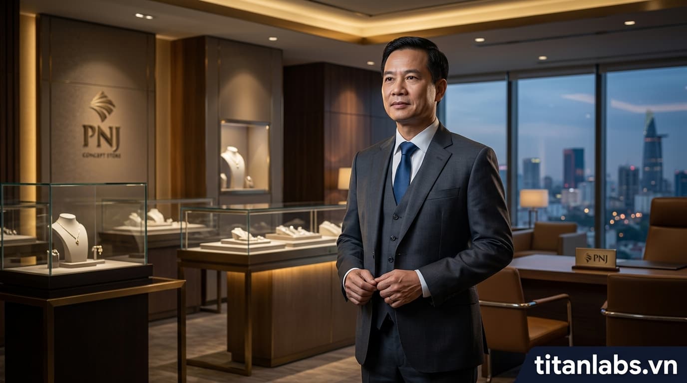 Ông Phan Quốc Công làm Tổng giám đốc PNJ