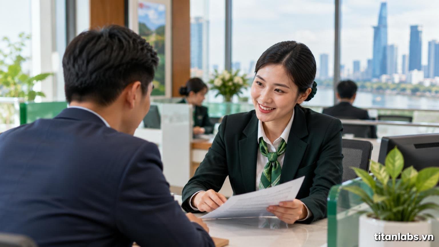 Vietcombank cam kết giảm tối thiểu 2% lãi vay