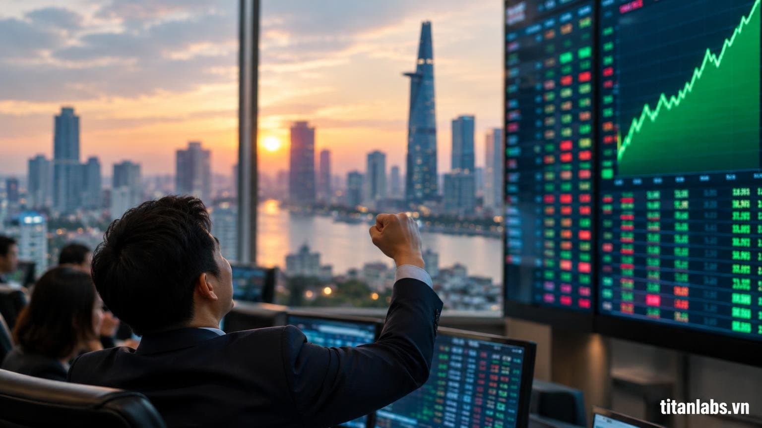 VN-Index tăng hơn 46 điểm, lập đỉnh nửa năm