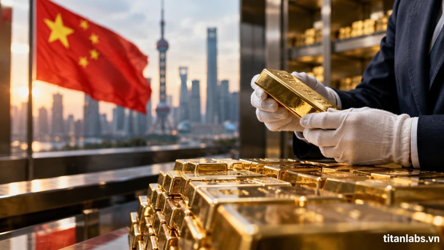 Vì sao Trung Quốc ồ ạt gom mua vàng?