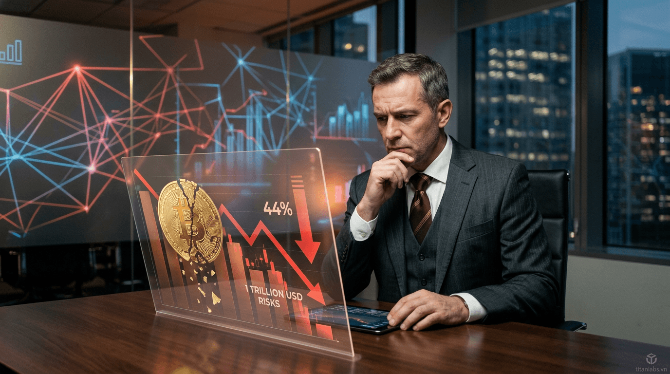 Bitcoin giảm 44%: 3 rủi ro cạnh tranh nghìn tỷ USD