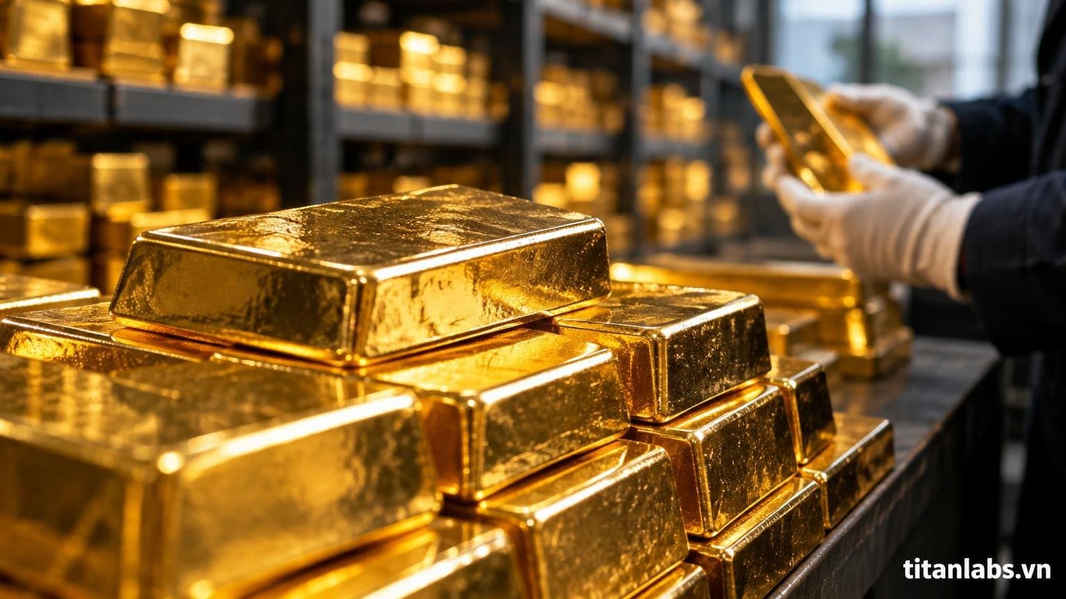 Quỹ SPDR Gold Trust mua ròng 2,3 tấn vàng