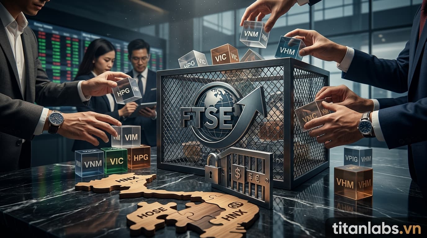 27 cổ phiếu Việt Nam vào rọ FTSE và bài toán room ngoại