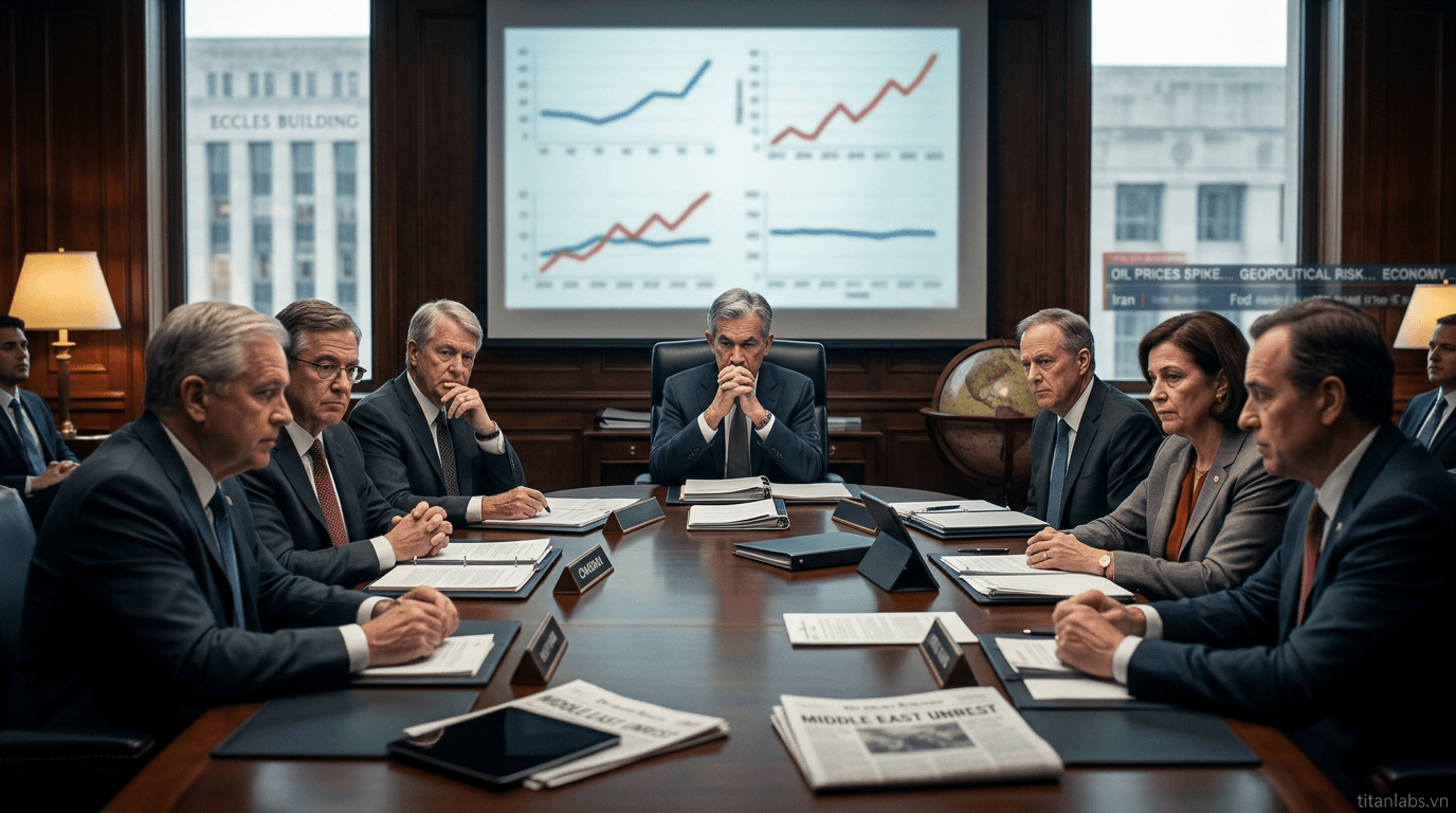 Fed ‘Bất Động’ giữa Lo ngại Stagflation từ Xung đột Iran